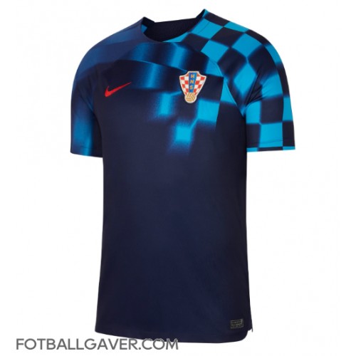 Kroatia Fotballklær Bortedrakt VM 2022 Kortermet